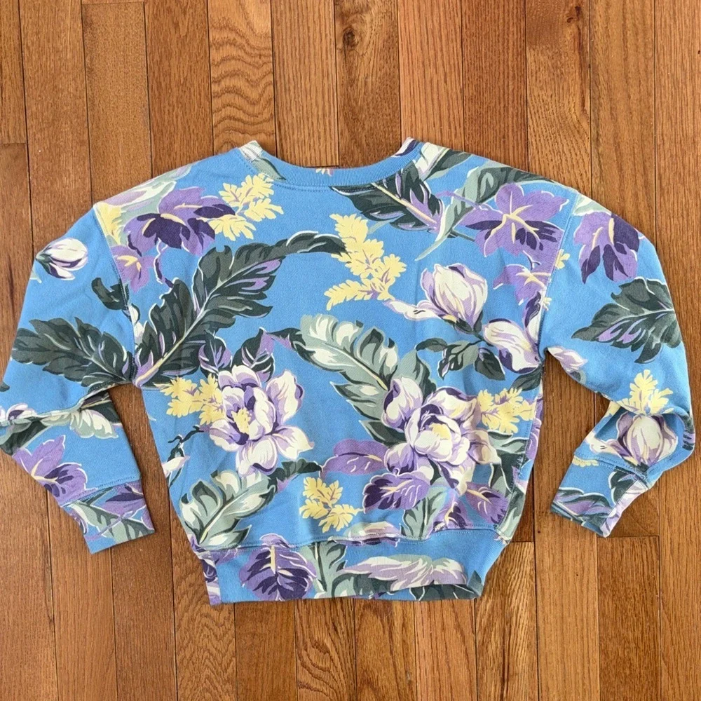 Polo Ralph Lauren Floral Floral Girls Sweatshirt Size 6
